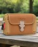 MOMISY Nylon Travel Utility Pouch for Solid Color Outdoor Phone Bag with Buckle & Dual Zipper Compartments(Khaki)