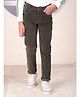 CRIMSOUNE CLUB Cotton Woven Solid Trousers - Green