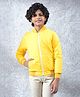 CRIMSOUNE CLUB Knit Full Sleeves Solid Reversible Bomber Jacket - Yellow