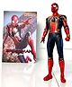 NEGOCIO Super Hero Action Figures Red Gold, Exquisitely Crafted,Variety of Poses  and Special Effects Parts Best Choice and Birthday Gifts - PACK OF 1 - COLOR MAY VARY