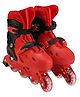 NEGOCIO Adjustable Roller Skates Four Wheels Roller Skates for Kids Girls Boys Suitable for Beginners Indoor Outdoor - Pack of 1 - Color May Vary