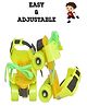 NEGOCIO Latest Designed Roller Skates With Front Break for Kids Adjustable Inline Skating Shoe - Pack of 1 - Color May Vary