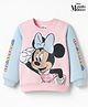 Bonfino Disney Terry Knit Full Sleeves Sweatshirt With Minnie Mouse Graphics - Multicolor