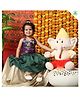 Modi Toys Baby Ganesh (Mega 22 Inch) Plush Toy  1 Pcs Height 55.88 cm