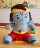 Modi Toys Baby Krishna Collection - Mantra Singing Plush Toys With Book 3 Pcs - Height 28 cm