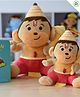 Modi Toys Baby Hanuman Collection - Mantra Singing Plush Toys With Book 3 Pcs - Height 28 cm