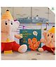 Modi Toys Baby Ganesh Collection - Mantra Singing Plush Toys With Book 3 Pcs Height 28 cm