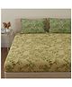 Huesland by Ahmedabad Cotton 144 TC King Size Bedsheet Cotton with 2 Pillow Covers | Sunrise | 108 x 108 inches