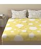 Huesland by Ahmedabad Cotton 144 TC King Size Bedsheet Cotton with 2 Pillow Covers | Sunrise | 108 x 108 inches