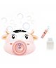 NEGOCIO Cartoon Animal Light-up Musical Electric Automatic Bubble Blower Camera Toy- PACK OF 1- COLOR MAY VARY