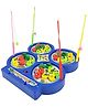 NEGOCIO Battery Operated Fish Catching Game with 4 Pools - PACK OF 1 - COLOR MAY VARY