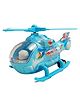 NEGOCIO Rotating Musical Aircraft Bump and Go Action Battery Operated Helicopter for Kids - Pack of 1 - Color May Vary