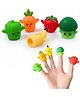 House of Quirk  5 Piece Fruit & Vegetable Finger Puppets  Educational Kids Toy & Party Role Play Gift - Multicolour