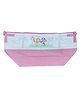 Fabrify  Premium Embroidery cotton  Cradle Cover Khoya Paraniya zoli ghodiyu Animal Deisgn ( Pink Color )