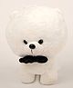 Dukiekooky Super Cute & Adorable White Teddy Bear with Bow Tie Plush Toy, Soft Stuffed Animal Height - Height 27 cm