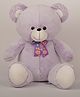 Dukiekooky Super Cute & Adorable Purple Teddy Bear with Floral Ribbon Bow Plush Soft  Toy -Height 50 cm