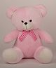 Dukiekooky Super Cute & Adorable Pink Teddy Bear with Floral Ribbon Bow Plush Soft  Toy - Height 50 cm