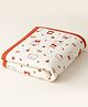 Muslin Magic Organic Cotton Super Soft Absorbent Muslin 6 Layer 1 Blanket - Polar Bear