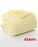 Muslin Magic Super Soft  Organic Cotton Bath Baby Swaddler - Yellow