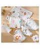 Muslin Magic Washcloth Cotton Face Towels for Newborn Baby Reusable Napkins- MULTICOLOUR