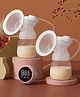 Tinyberg  Double Electric Breast Pump | 9 Adjustable Levels with 2 Modes | BPA-Free Silicone Cushion for Stress-Free Milk Expression, Rechargable Battery-Blue