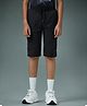 Technosport Knit Solid Quick Dry & Breathable Shorts - Black