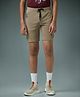 Technosport Knit Solid Quick Dry & Breathable Shorts - Khaki