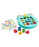 AKN TOYS Shape Matching Game - Color & Shape Puzzle Toy for Kids Learning Fun- Pack of 1 - ( Color May Vary )