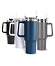 Flaze 1200 ml Stainless Steel Tumbler With Handle & 1 Lid ,double-wall Insulated Travel Mug for Hot & Cold Drinks , Leak-proof Coffee Sipper Bottle -Pack of 1 - ( Color May Vary )