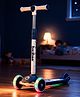 BAYBEE Skaterz Kick Scooter for Kids | 3 Wheel Kids Scooter with 3 Height Adjustable, LED Lights & Rear Brake, Skate Scooters Upto 50Kgs Weight Capacity, Runner Scooters for Kids (Blue)