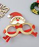 Sunglasses with Santa Claus Applique - Red & Gold