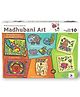 TOYKRAFTT Paper, Sand DIY Indian Art Forms, Art and Craft Kit for 9-12 Year Olds, Gifts for Girls & Boys - Madhubani Art