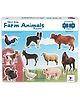 TOYKRAFTT Farm Animal Puzzles for Kids Aged 3 to 5 Year Olds| 4, 5, & 6 Piece Puzzles for Toddlers