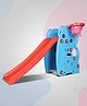 Toy Plus 3 in 1 Elephant Slide with Basket Ball Hoop - Blue and Red