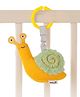 Nuluv Snail Rattle Buddy Soft Toys -  Yellow
