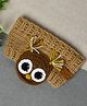 Funkrafts Handmade Owl Applique Detailed Ear Muffs Style Headband - Brown