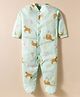 Kidi Wav Full Sleeves Ponies Printed Sleepsuit - Multi Colour