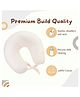 VOIDROP Baby Breast Feeding Pillow, Nursing Pillow U Shaped Pillow Helper for Mother and Baby Pillow with Detachable Cover (Peach)