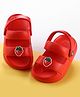 Kookie Kids India Clogs With Dino Applique - Red