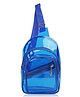 Echo Boomers Transparent Crossbody Backpack - Blue