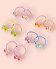 KIDLINGSS Set Of 5 Bow Applique Detailed Hair Ties - Multi Colour