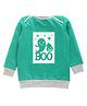 Kadam Baby Halloween Theme Cotton Knit Full Sleeves Poltergeist Printed Sweatshirt - Green