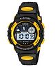 KIDSUN Colour Blocked Designed Glow In The Dark & Multi Function Digital Watch - Yellow