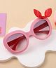 KIDSUN 100% UV Protection Bow Applique Detailed Butterfly Sunglasses - Pink