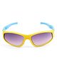 KIDSUN 100% UV Protection Solid Geometric Sunglasses -Yellow