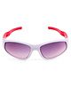 KIDSUN 100% UV Protected Colour Blocked Sporty  Sunglasses - White & Red