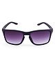 KIDSUN 100% UV Protection Solid Sporty Sunglasses -Black