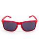 KIDSUN 100% UV Protection  Sporty Solid Sunglasses -Red