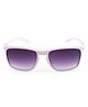 KIDSUN 100% UV Protection  Sporty Solid Sunglasses -White