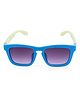 KIDSUN Colour Blocked 100% UV Protected Wayferer Sunglasses - Sky Blue
